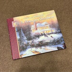 Thomas Kincaid Christmas Book Coffee Table Picture Book